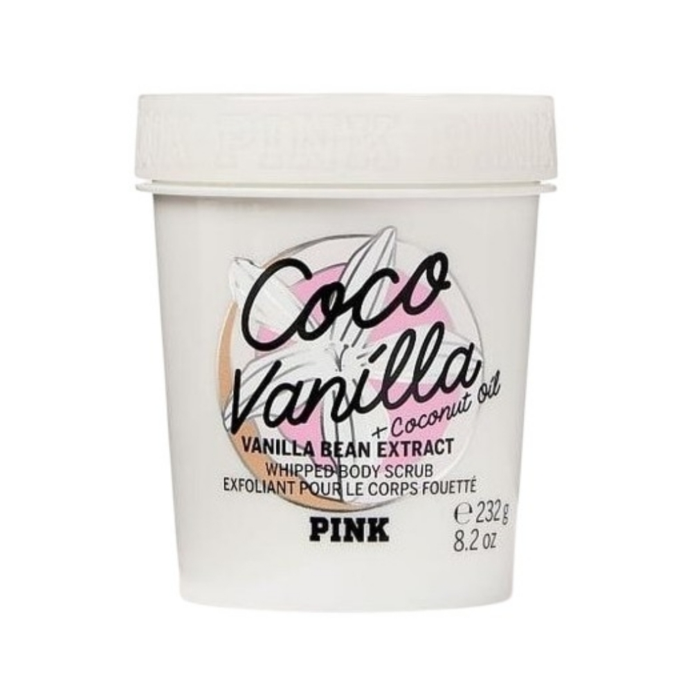 VS PINK Limited Edition Coco Vanilla Whipped Body Wash Scrub 8.2 Oz NEW
